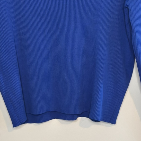 Nanette Lepore Sweater Blue, Cropped, Stud Detail, in Size L,‎ XL  NWT - Picture 4 of 15